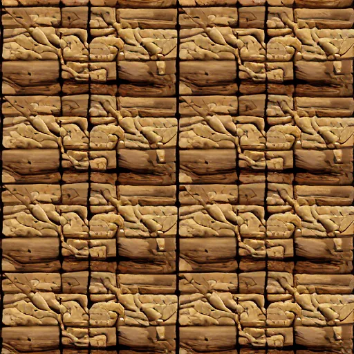 Image similar to seamless tiling texture of knotted wood