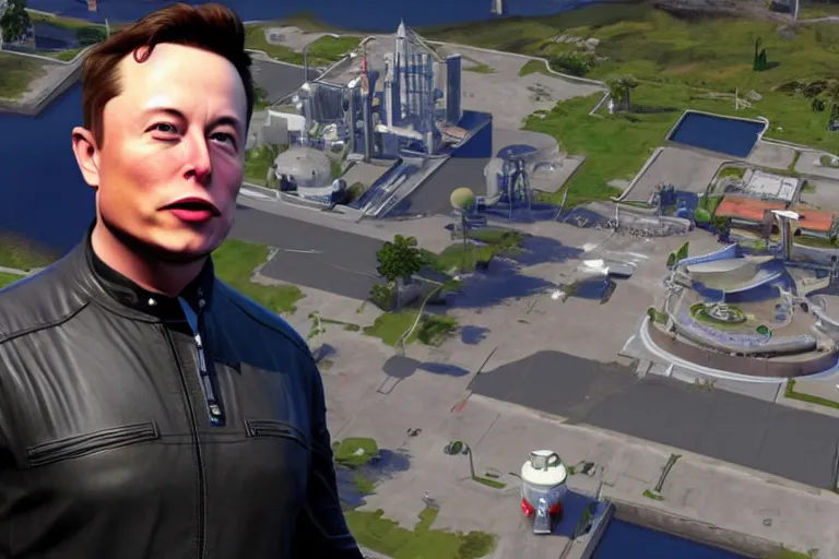 Prompt: a screenshot of elon musk in the video game in the sims, 3 d rendering. unreal engine, amazing likeness, very detailed,