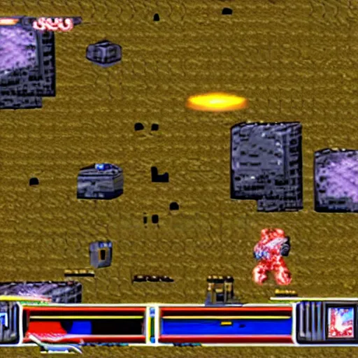 Image similar to Halo on the SNES screenshots