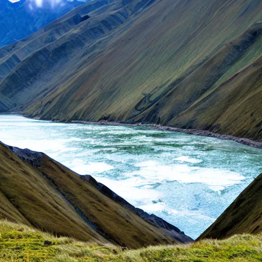 Image similar to beautiful Peruvian Andean landscape