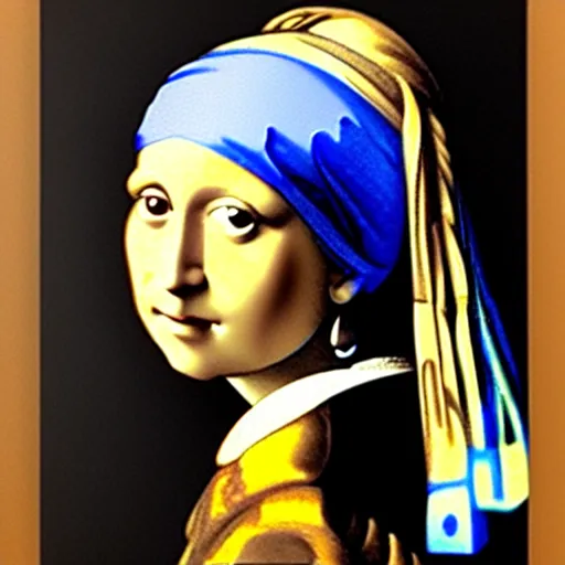 Image similar to monalisa with the pearl earring