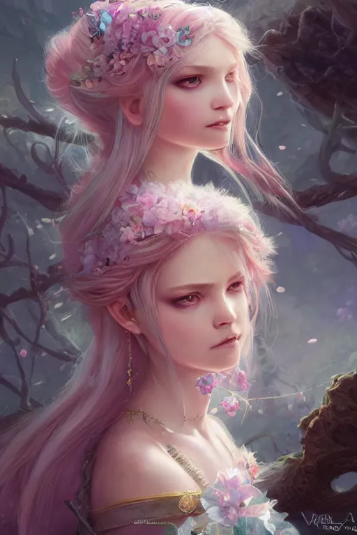 Image similar to fairy princess, highly detailed, d & d, fantasy, highly detailed, digital painting, trending on artstation, concept art, sharp focus, illustration, art by artgerm and greg rutkowski and fuji choko and viktoria gavrilenko and hoang lap