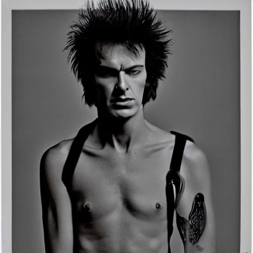 Image similar to sid vicious by robert mapplethorpe