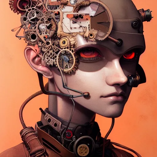 Image similar to portrait soft light painted by james jean and katsuhiro otomo and erik jones, inspired by steampunk anime, smooth face feature, intricate oil painting, high detail illustration, sharp high detail, manga and anime 1 9 9 9