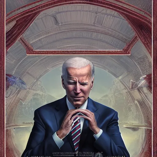 Image similar to president joe biden as reptile, reptilian eyes, conspiracy, ultra realistic, concept art, intricate details, eerie, highly detailed, photorealistic, octane render, 8 k, unreal engine. art by artgerm and greg rutkowski and alphonse mucha