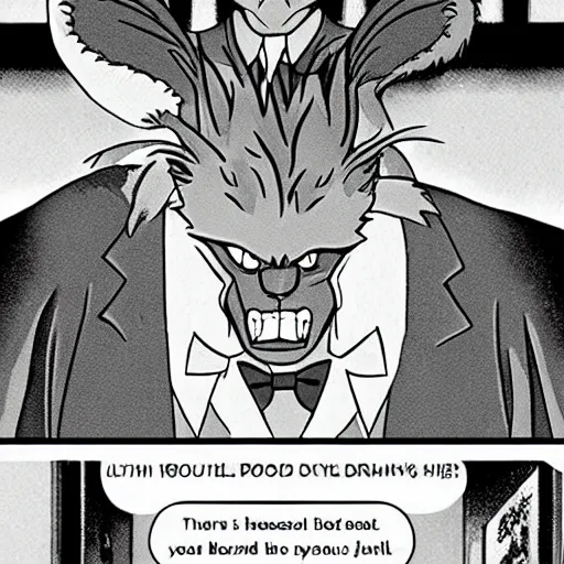 Image similar to That episode of Beastars where Kramer was the villain all along.