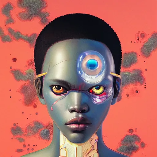 Prompt: citizen portrait soft light painted by james jean and katsuhiro otomo and erik jones, inspired by angolan ghost in the shell anime, smooth face feature, intricate oil painting, high detail illustration, sharp high detail, manga and anime 1 9 9 9