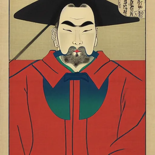 Image similar to Ukiyo-E portrait of Celtics Glenn Davis