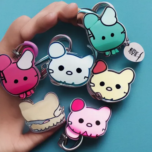 Image similar to photo of sanrio handcuffs