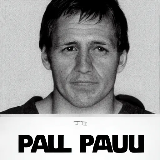 Prompt: the face of a person named paul