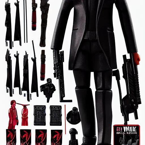 Image similar to john wick action figure