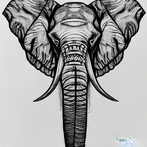 PENCIL DRAWING: How To Draw Elephant : Fine Art Pencil Drawing