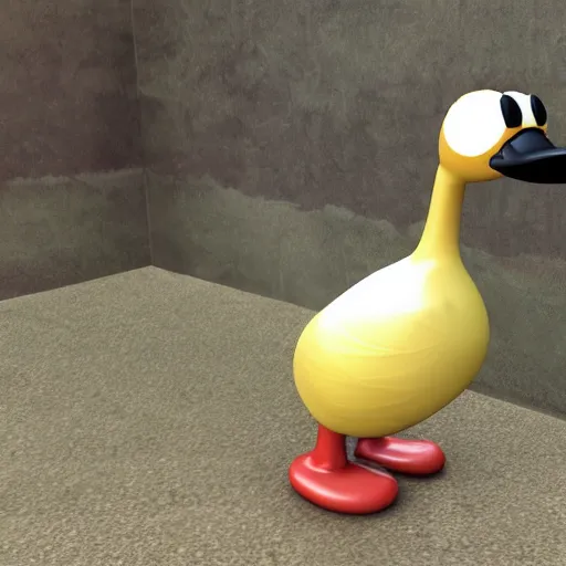 Image similar to antro duck with human arms