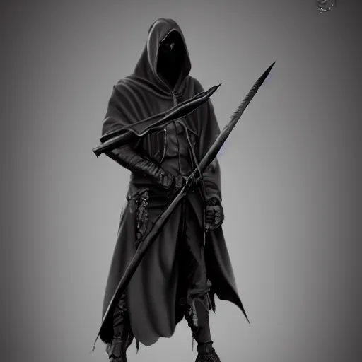 Image similar to grim reaper but master aplinter, photorealistic, artstation