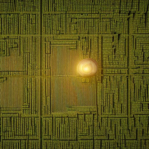 Prompt: hyperrealistic dslr film still of overhead view of sophisticated corn maze, stunning 8 k octane comprehensive 3 d render, inspired by istvan sandorfi & greg rutkowski & unreal engine, perfect symmetry, dim volumetric cinematic lighting, extremely hyper - detailed, incredibly real lifelike attributes & flesh texture, intricate, masterpiece, artstation, stunning