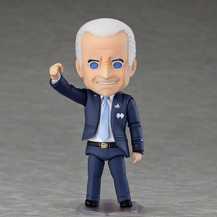 Image similar to joe biden, an anime nendoroid of joe biden, figurine, detailed product photo