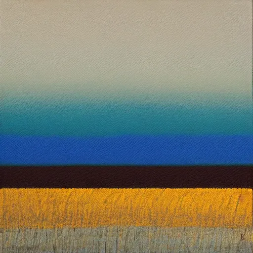 Prompt: “black and blue color fields, by Rupprecht Geiger”