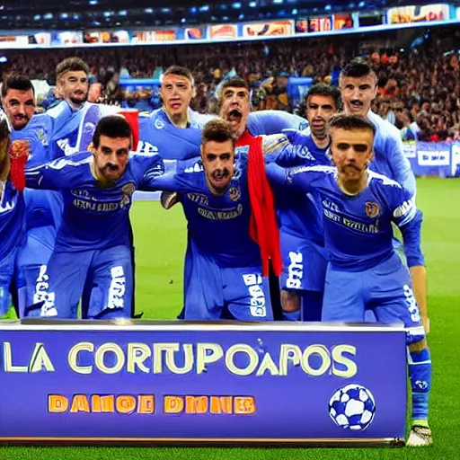 Image similar to deportivo de la coruna winning the champions league