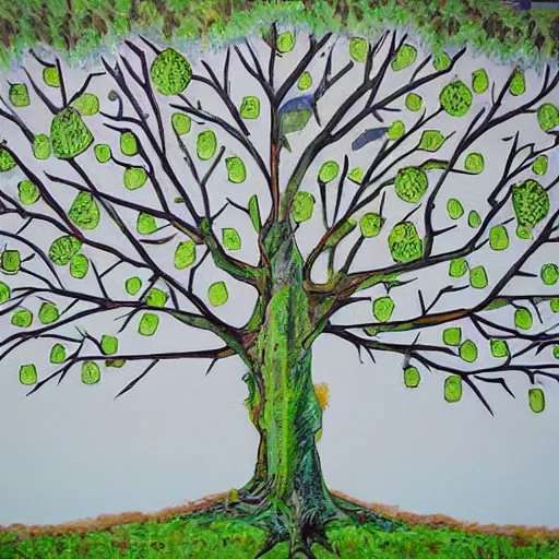 Image similar to tree mural by Charley Case