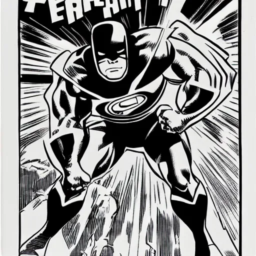 Image similar to superhero, clear focus, sharp focus, smooth, comic style, art by jack kirby