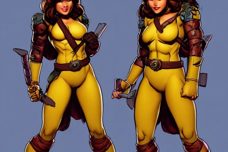 Image similar to beautiful and strong female warrior character brown hair april o ’ neil from teenage mutant ninja turtles ( tmnt 1 9 8 7 ), by boris valejo and frank franzetta, trending on artstation!