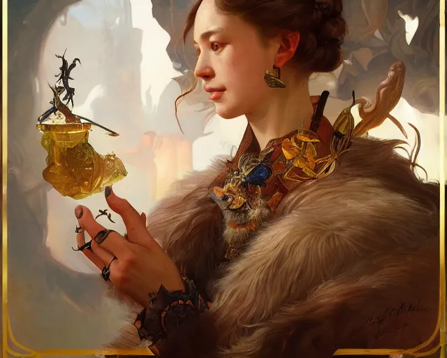 Image similar to photography of jan van kessel the elder, deep focus, d & d, fantasy, intricate, elegant, highly detailed, digital painting, artstation, concept art, matte, sharp focus, illustration, hearthstone, art by artgerm and greg rutkowski and alphonse mucha