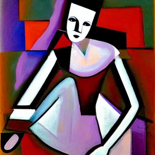 Prompt: ballet dancer cubist