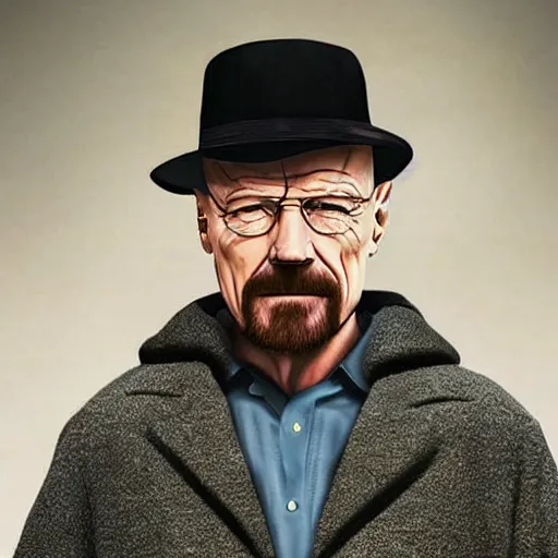 Image similar to walter white as pou