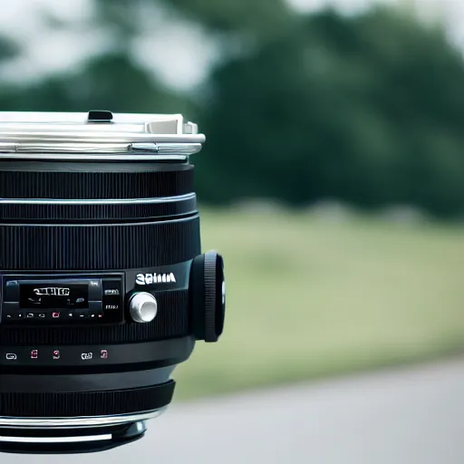 Image similar to photo of an extremely large automobile Sigma 85mm f/1.2