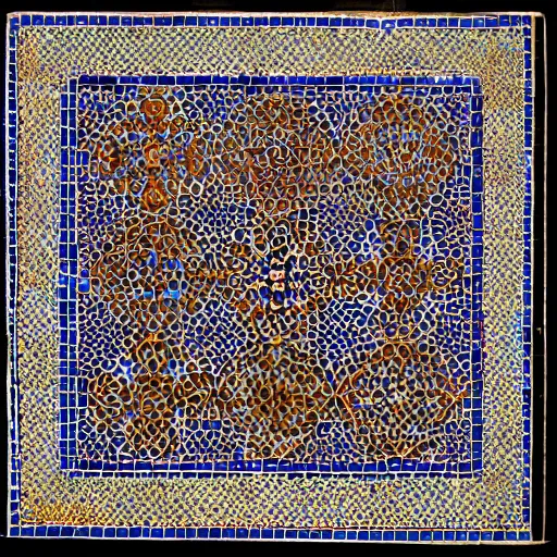 Image similar to Islamic mosaic, ornate