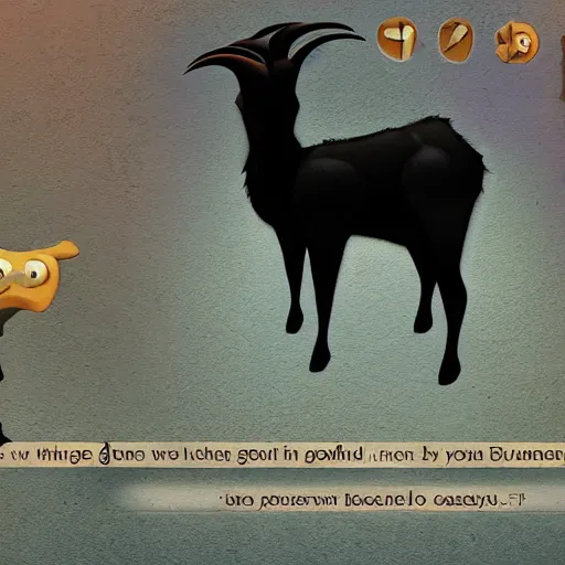 Prompt: an anthropomorphic black goat in among us, screenshot