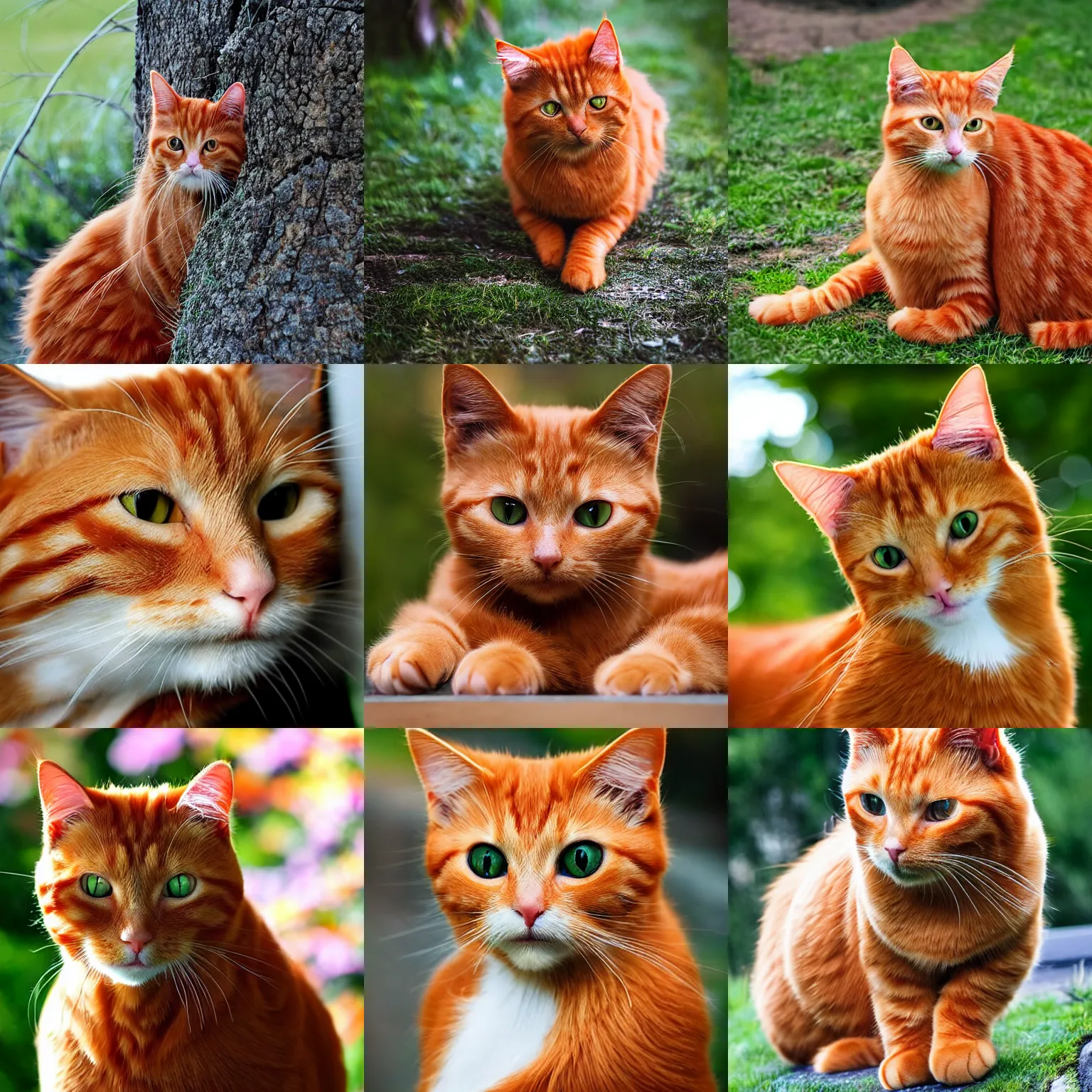 Prompt: ginger cat, beautiful composition