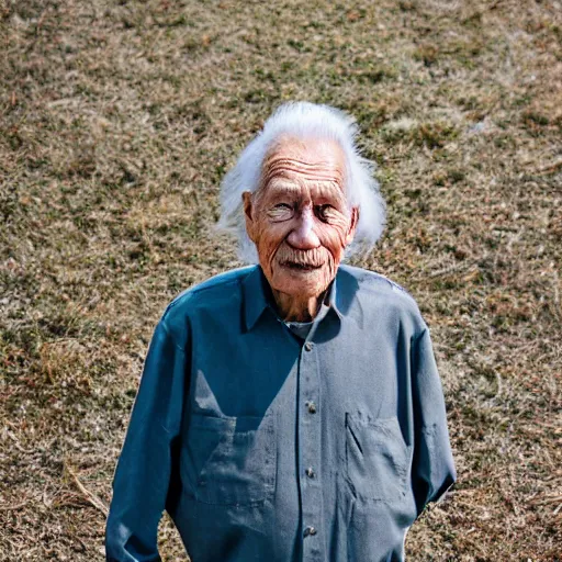 Image similar to portrait of an elderly man with a king mullet, canon eos r 3, f / 1. 4, iso 2 0 0, 1 / 1 6 0 s, 8 k, raw, unedited, symmetrical balance, wide angle