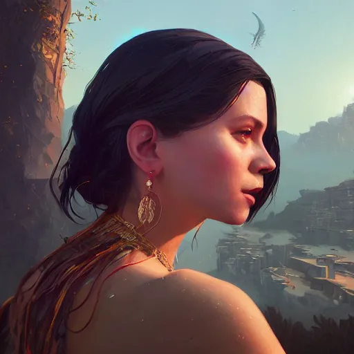 Image similar to highly detailed portrait of 💃 in gta v, stephen bliss, unreal engine, fantasy art by greg rutkowski, loish, rhads, ferdinand knab, makoto shinkai and lois van baarle, ilya kuvshinov, rossdraws, tom bagshaw, global illumination, radiant light, detailed and intricate environment