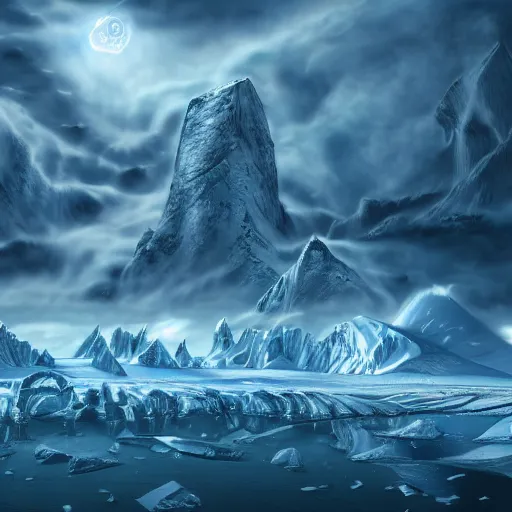 Image similar to epic masterpiece of chromium revelations in Antarctica begetting death, cinematic, establishing shot, extremely high detail, photorealistic, cinematic lighting, intricate line drawings, 8k resolution