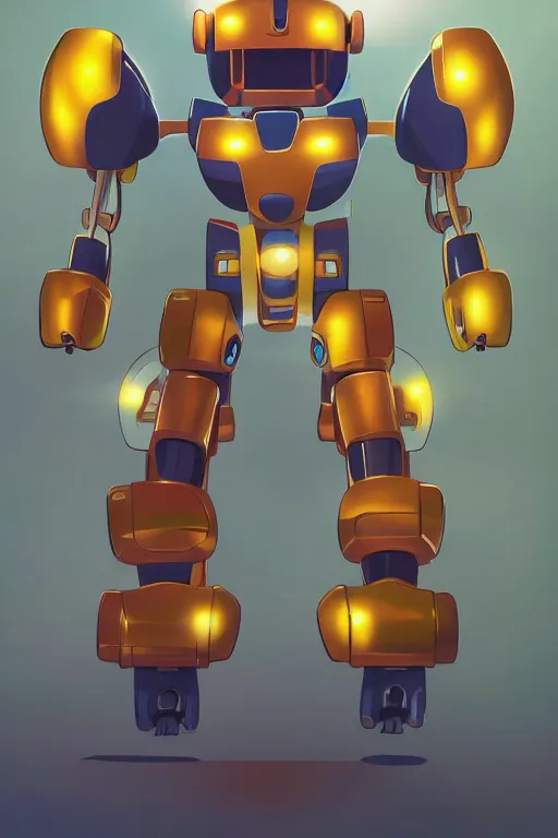 Image similar to metabots medabots medarotto medarot robot minimalist comics, behance hd by jesper ejsing, by rhads, makoto shinkai and lois van baarle, ilya kuvshinov, rossdraws global illumination ray tracing hdr radiating a glowing aura