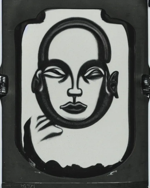 Prompt: 1 9 7 0 s vhs still of a homunculus, portrait, intricate face, 2 8 mm film