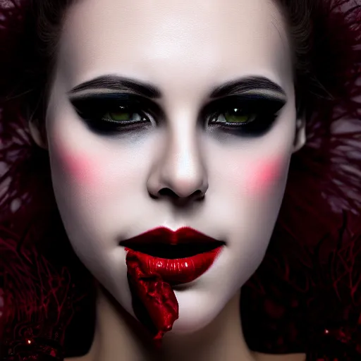 photo of a beautiful vampire queen with, highly | Stable Diffusion ...