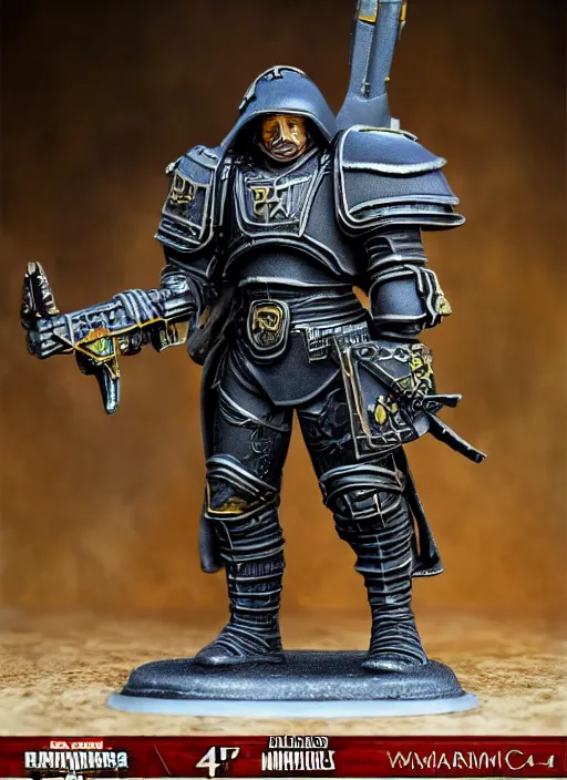 Prompt: 8 0 mm resin detailed miniature of a warhammer 4 0 k futuristic roman warror, product introduction photos, 4 k, full body,