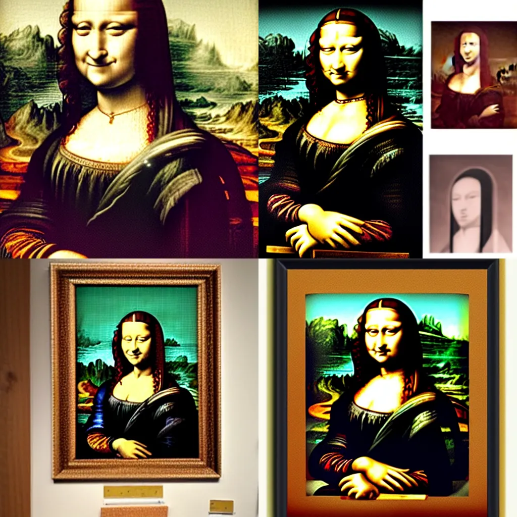 Prompt: Monalisa as a millennial