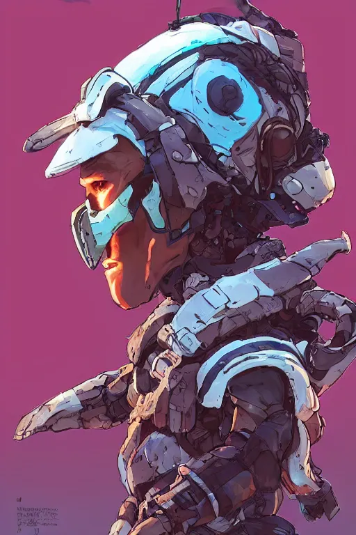 Image similar to combination suit armor aloy horizon forbidden west horizon zero dawn robot ninja mask helmet backpack tribal, art gta 5 comics, official fanart behance hd artstation by jesper ejsing, by rhads, makoto shinkai and lois van baarle, ilya kuvshinov, ossdraws