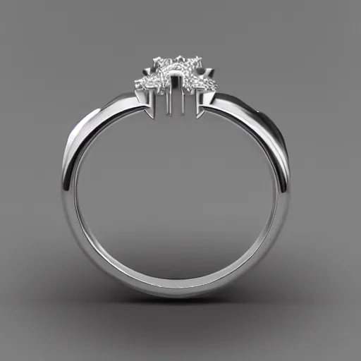 Image similar to diamond magic ring fantasy item, 8 k, fantasy, realistic, volumetric lighting, mood lighting, product view, rendered in cinema 4 d