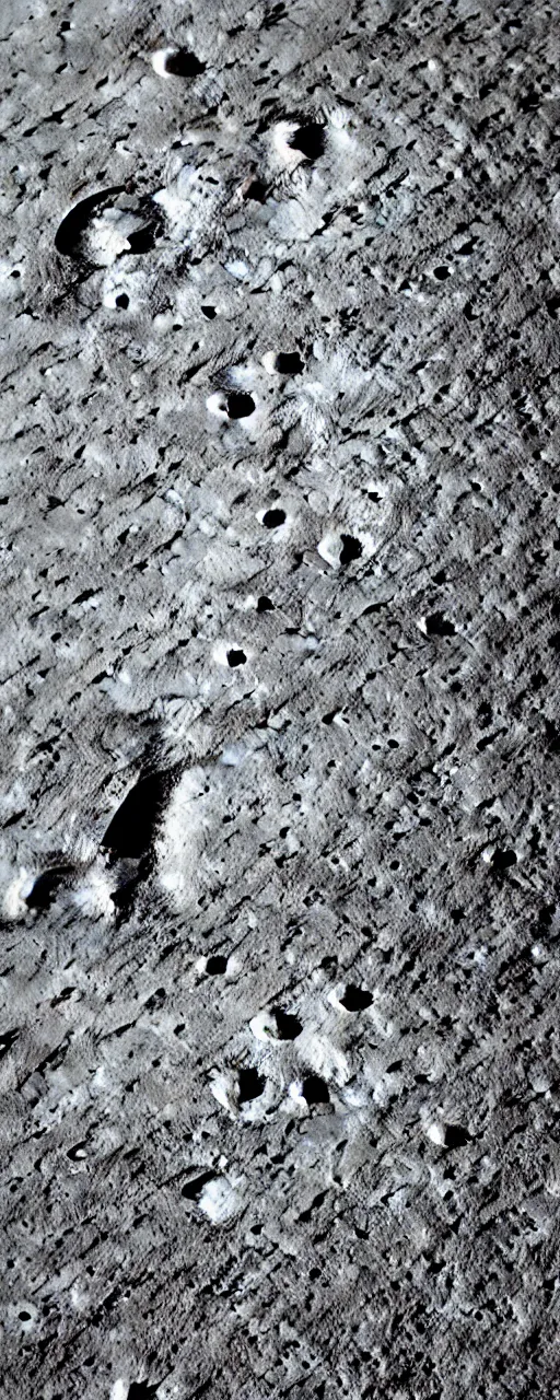 Image similar to human footprints on the lunar surface.