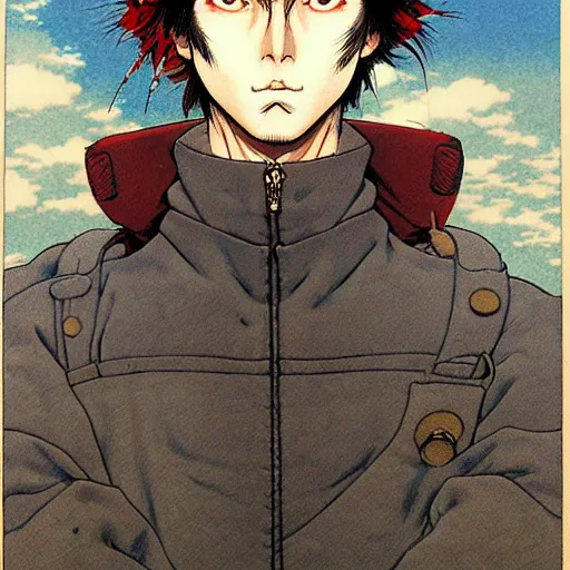 Prompt: prompt : portrait of legendary hero painted in miyazaki color style drawn by katsuhiro otomo and takato yamamoto, inspired by fables, china doll face, smooth face feature, intricate oil painting, high detail, sharp high detail, manga and anime 2 0 0 0