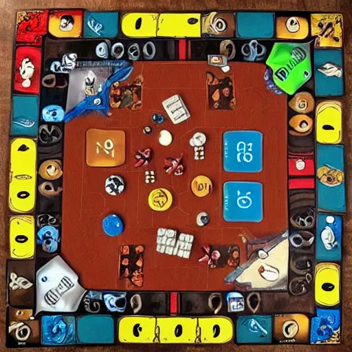 Image similar to cursed board game foot