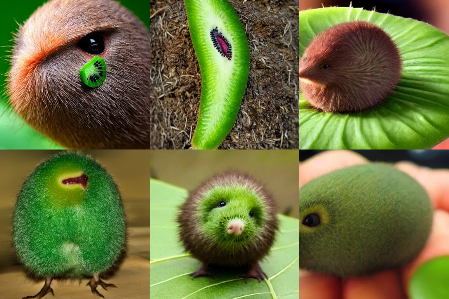 Prompt: kiwi that looks like a kiwi