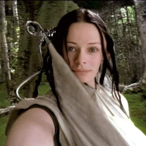 Image similar to selfie of arwen lotr