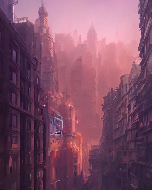 Prompt: highly detailed surreal vfx portrait of an incredible cityscape, stephen bliss, unreal engine, greg rutkowski, loish, rhads, beeple, makoto shinkai and lois van baarle, global illumination, detailed and intricate environment