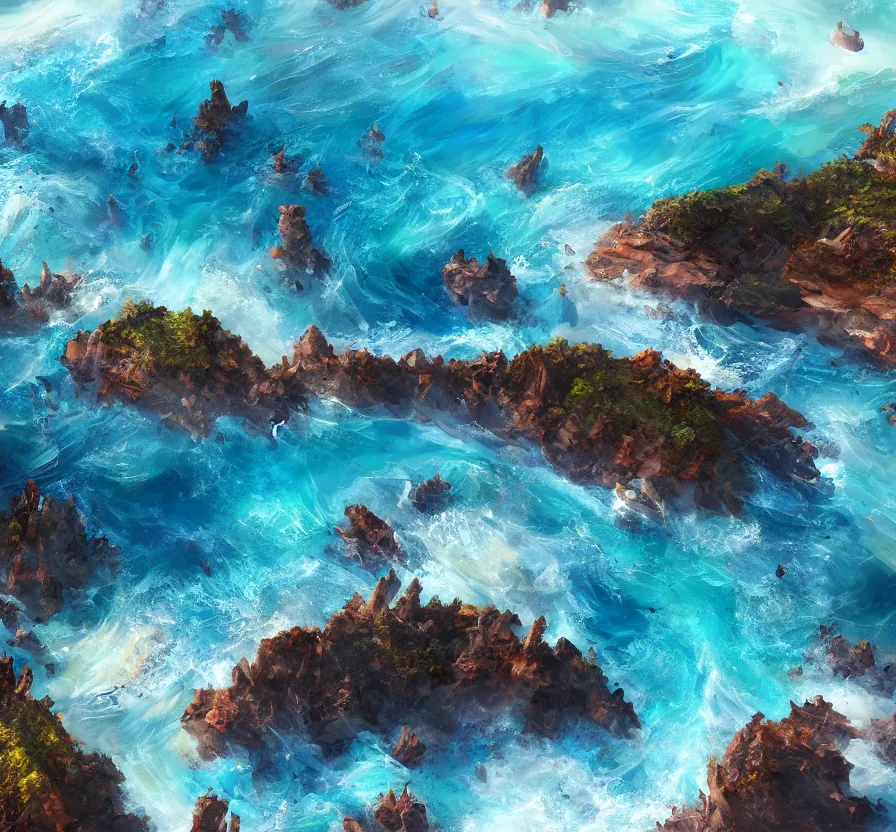 Image similar to travel, maori, ocean, abstract, oil painting, unreal engine 5, wallpaper, 8 k, ultra detailed, realistic photo, artstation