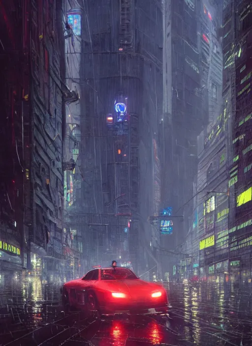 Prompt: cyberpunk spiderman, rule of thirds, russia, moscow, rain, lights, close - up, high quality, ultrarealistic, sculls, neon glow, 3 d, 8 k, ultra high detailed, by giger, trending on artstation, spotlight, by greg rutkowski, by da vinci, by van gogh, by jeremy mann, digital painting